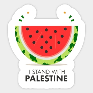 I stand with palestine Sticker